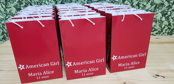American Girl Sacola Personalizada Pronta Entrega