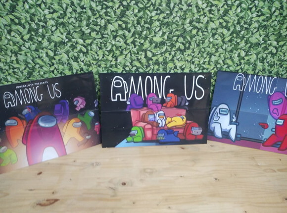 Among Us Kit de Parede 3 Peças Pronta Entrega