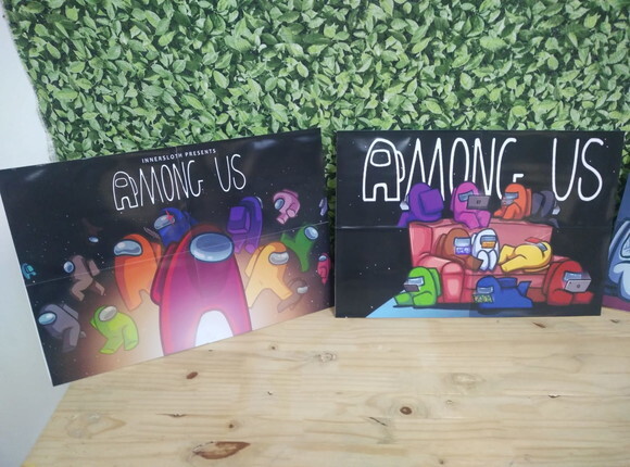Among Us Kit de Parede 3 Peças Pronta Entrega
