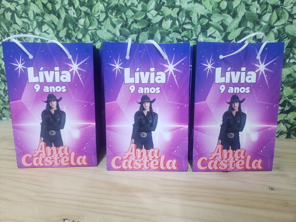 Ana Castela Sacola Personalizada Pronta Entrega