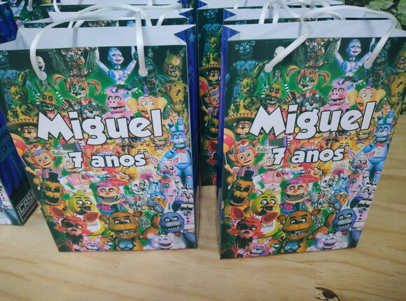 Animatronics Sacola Personalizada Pronta Entrega