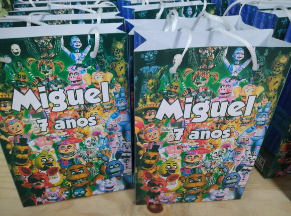 Animatronics Sacola Personalizada Pronta Entrega
