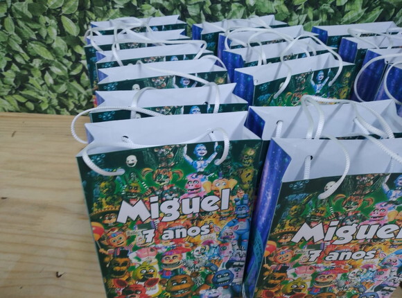 Animatronics Sacola Personalizada Pronta Entrega