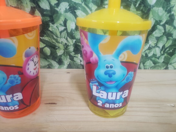 as Pistas da Blue Copo Canudo Personalizado Pronta Entrega