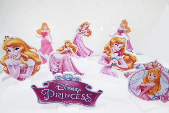Aurora Princesa Kit de Mesa 8 Peças Pronta Entrega