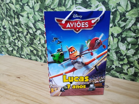 Aviões Disney Sacola Personalizada Pronta Entrega