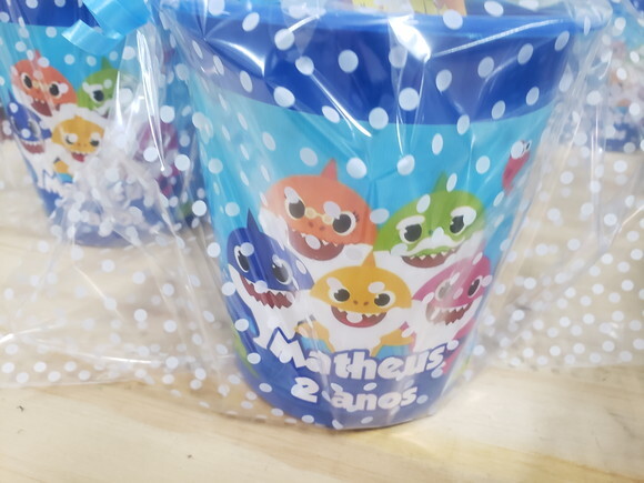 Baby Shark Lembrancinha Personalizada Pronta Entrega