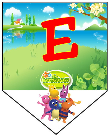 Backyardigans Varal Parabéns Mais Nome Pronta Entrega