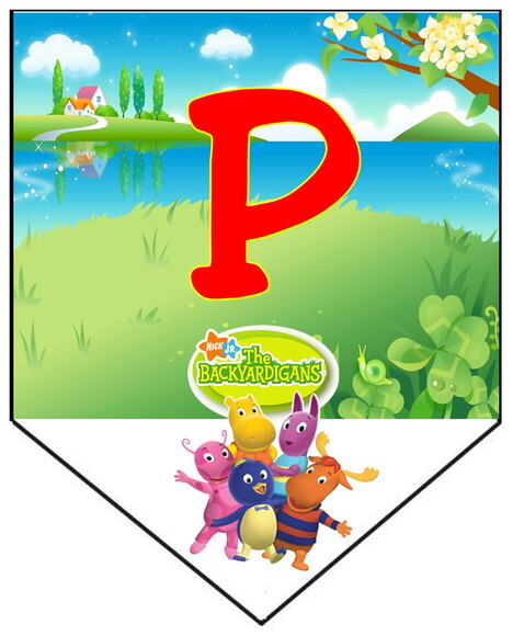 Backyardigans Varal Parabéns Mais Nome Pronta Entrega