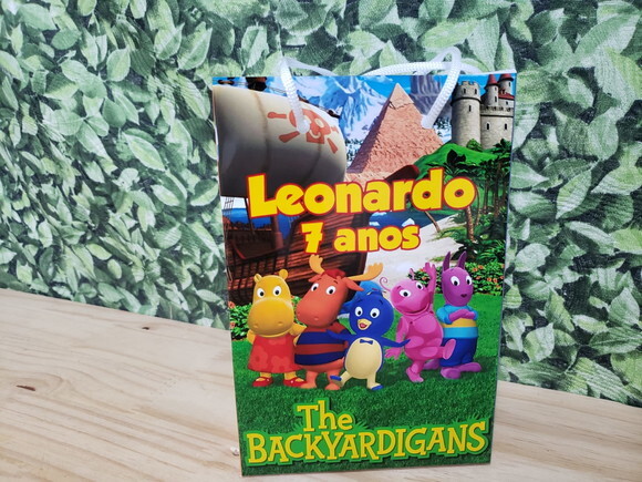 Backyardigans Sacola Personalizada Pronta Entrega
