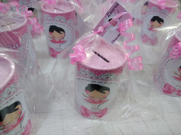 Bailarina Cofrinhos Personalizados e Já Embalados