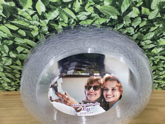 Bandeja Acrílica 35 cm Personalizada Pronta Entrega
