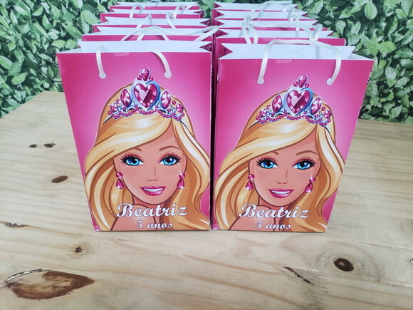Barbie Sacola Personalizada Pronta Entrega