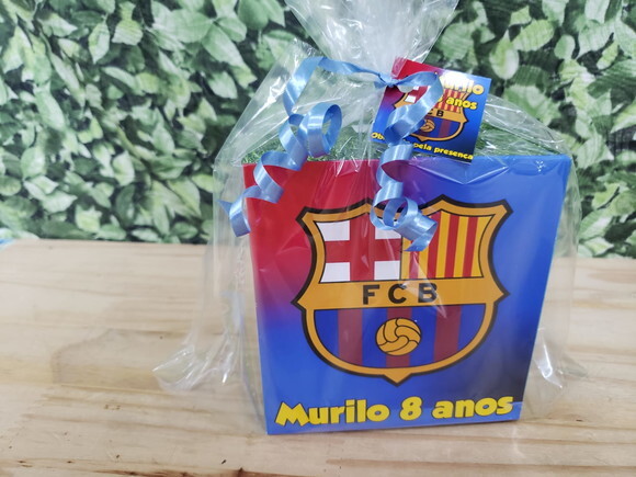 Barcelona Lembrancinha Jogo de Botão Personalizado