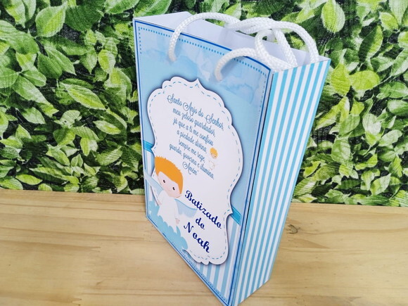 Batizado Sacola Personalizada Pronta Entrega