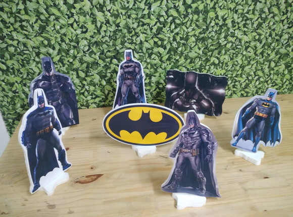 Batman Kit de Mesa Displays 7 Peças Pronta Entrega