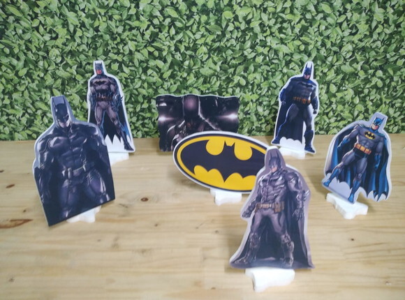 Batman Kit de Mesa Displays 7 Peças Pronta Entrega
