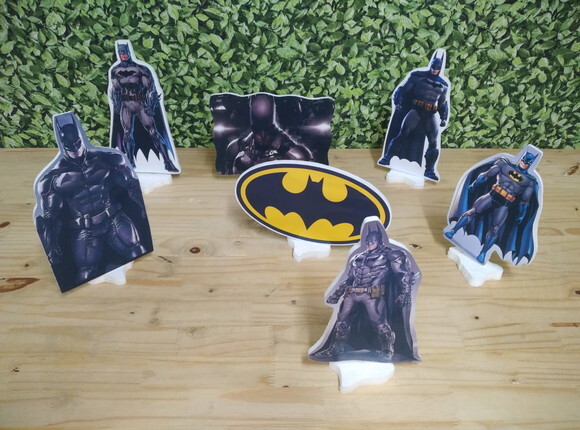 Batman Kit de Mesa Displays 7 Peças Pronta Entrega