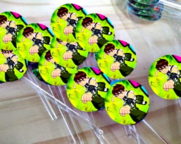 Ben 10 Topper para Docinhos 36 Unidades Pronta Entrega