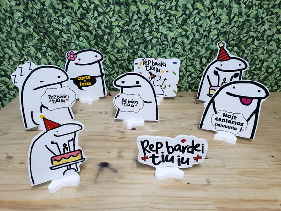 Bento Flork Displays de Mesa 8 Peças Pronta Entrega