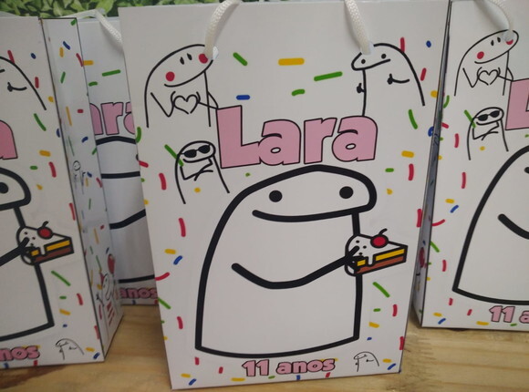 Bento Flork Sacola Personalizada Pronta Entrega