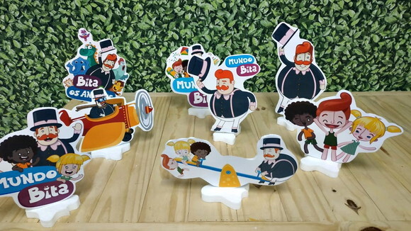 Bita Kit de Mesa Tipo Displays 8 Peças Pronta Entrega