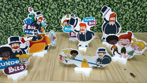 Bita Kit de Mesa Tipo Displays 8 Peças Pronta Entrega