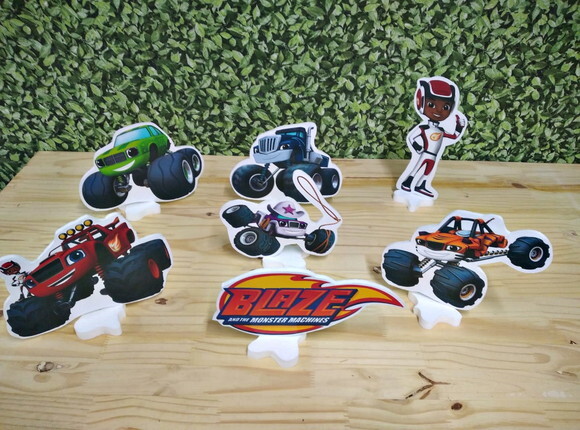 Blaze Kit de Mesa Displays 7 Peças Pronta Entrega