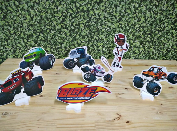 Blaze Kit de Mesa Displays 7 Peças Pronta Entrega