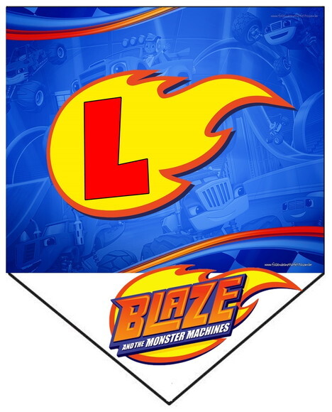 Blaze Varal Personalizado Parabens Mais Nome Pronta Entrega