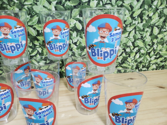 Blippi Copo 300 ml Personalizado Pronta Entrega