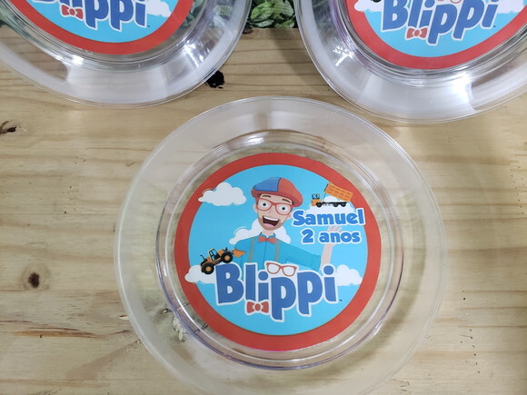 Blippi Prato Sobremesa Personalizado Pronta Entrega