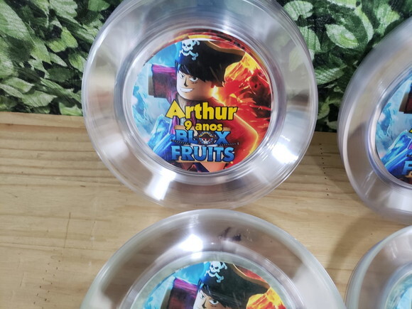Blox Fruit Prato Sobremesa Personalizado Pronta Entrega