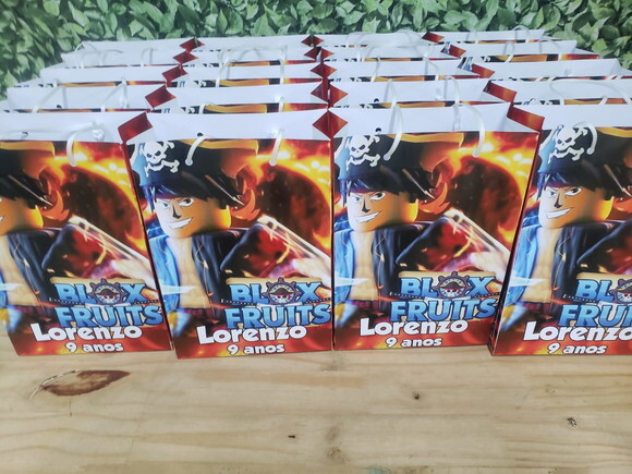 Blox Fruit Sacola Personalizada Pronta Entrega