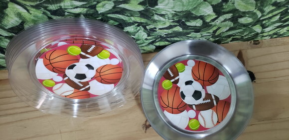 Bolas Esportivas Prato Sobremesa Personalizado Pront Entrega