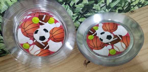 Bolas Esportivas Prato Sobremesa Personalizado Pront Entrega