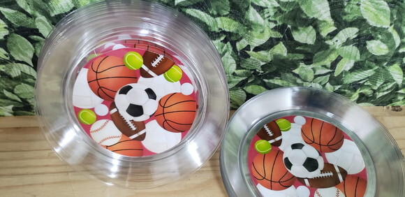 Bolas Esportivas Prato Sobremesa Personalizado Pront Entrega