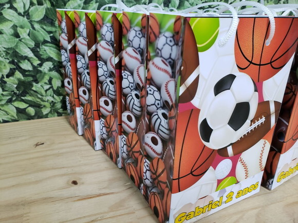 Bolas Esportivas Sacola Personalizada Pronta Entrega