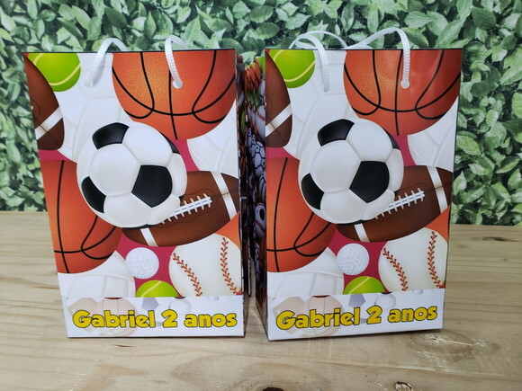 Bolas Esportivas Sacola Personalizada Pronta Entrega