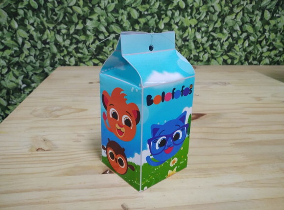 Bolofofos Caixa Milk Personalizada Pronta Entrega