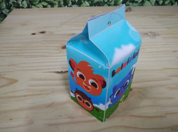 Bolofofos Caixa Milk Personalizada Pronta Entrega