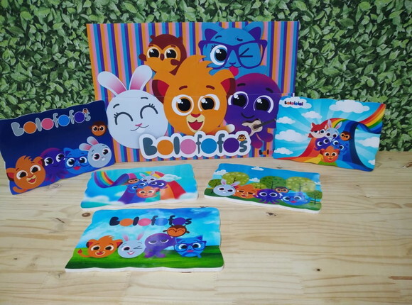Bolofofos Kit de Parede 6 Peças Pronta Entrega