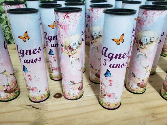 Borboleta Menina Camponesa Lembrancinha Personalizada