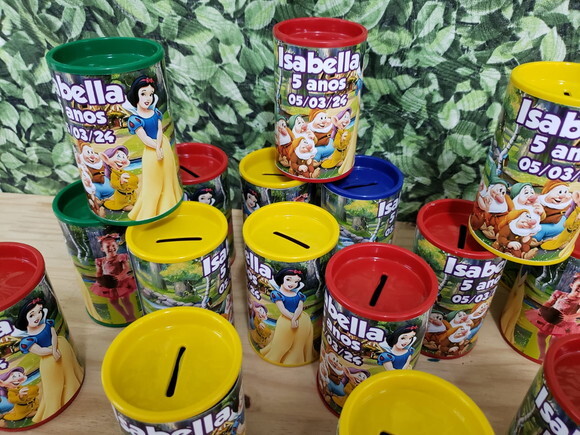 Branca de Neve Cofrinhos Personalizados