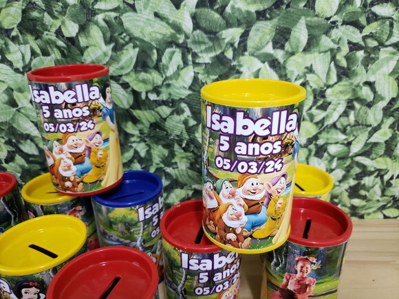 Branca de Neve Cofrinhos Personalizados