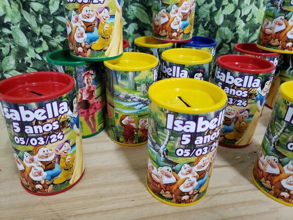 Branca de Neve Cofrinhos Personalizados