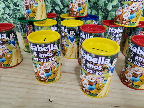 Branca de Neve Cofrinhos Personalizados