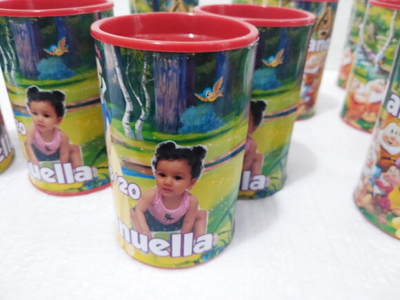 Branca de Neve Cofrinhos Personalizados Pronta Entrega