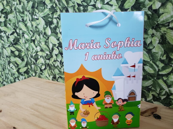 Branca de Neve e os 7 Anões Sacola Personalizada
