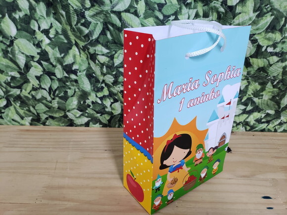 Branca de Neve e os 7 Anões Sacola Personalizada
